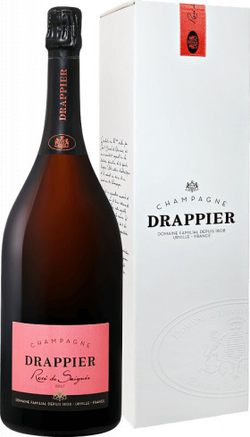 Шампанское Champagne Drappier Brut Rose Champagne AOC gift box 15 л