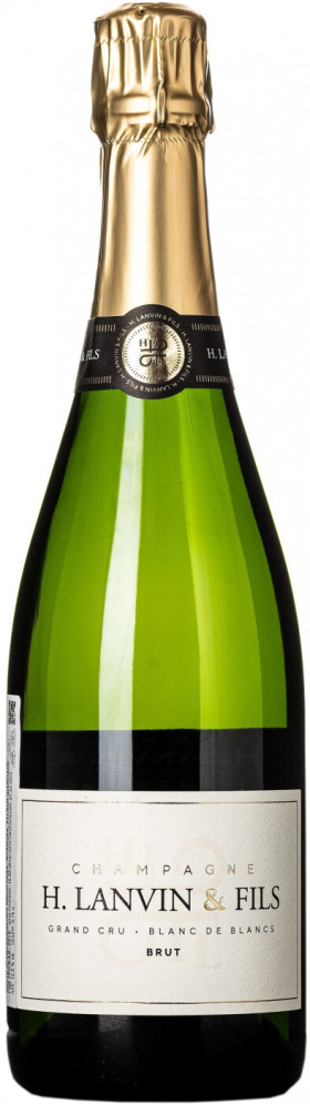 Шампанское Champagne H Lanvin &amp; Fils Grand Cru Blanc de Blancs Brut 2015 0,75 л