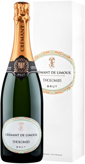 Игристое вино Tholomies Brut Cremant de Limoux AOC gift box
