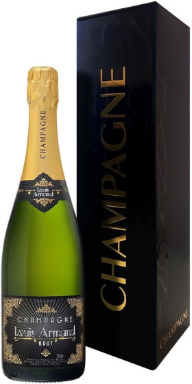 Шампанское Louis Armand Brut gift box
