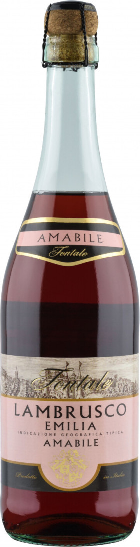 Игристое вино Fontale Lambrusco Emilia IGT Rosato Amabile