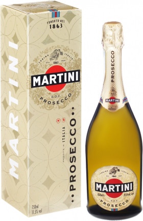 Игристое вино Martini Prosecco DOC gift box