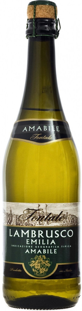 Игристое вино Fontale Lambrusco Emilia IGT Bianco Amabile