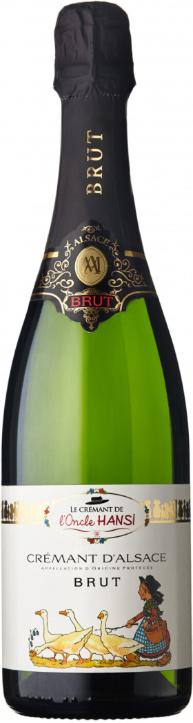 Игристое вино Arthur Metz Le Cremant de l Oncle Hansi Brut Alsace AOP