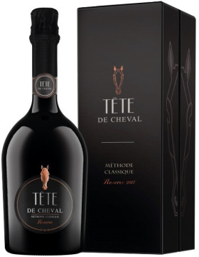 Игристое вино Tete de Cheval Brut Reserve 2017 gift box