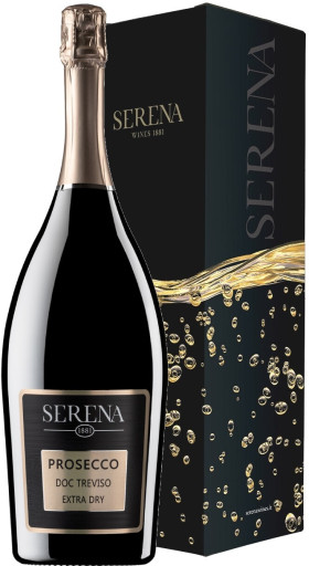 Игристое вино Serena 1881 Prosecco Treviso DOC Extra Dry gift box 15 л