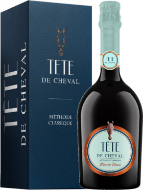 Игристое вино Tete De Cheval Blanc de Blancs gift box
