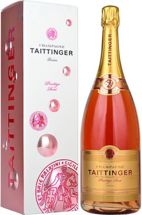 Шампанское Taittinger Prestige Rose Brut gift box 15 л