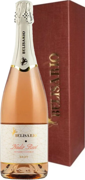 Игристое вино Belisario Cuvee Nadir Rose Brut gift box 15 л