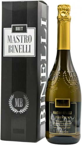 Игристое вино Mastro Binelli Premium Brut gift box